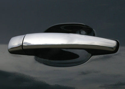 Chrome Door Handle Covers (4 pcs, Stainless Steel) for Citroen C-4 Picasso 2013-2022 - image 1
