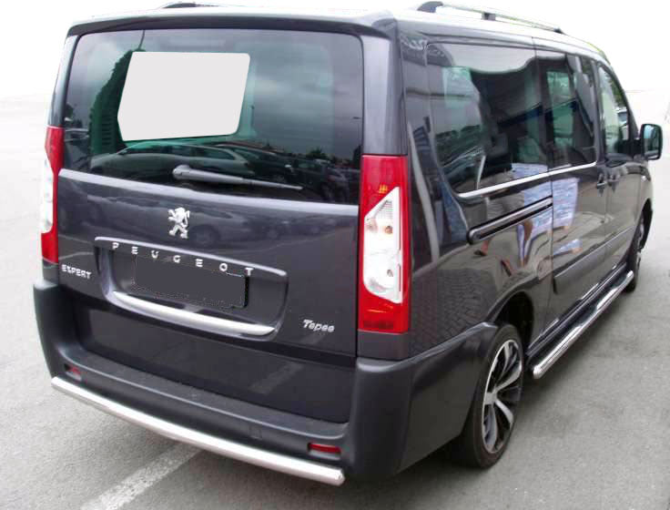Rear Bar AK002 (Stainless Steel) for Peugeot Expert 2007-2016 - image 1
