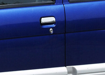 Chrome Door Handle Covers (5 pcs, Stainless Steel) for Daihatsu Terios 2003-2005 - image 1