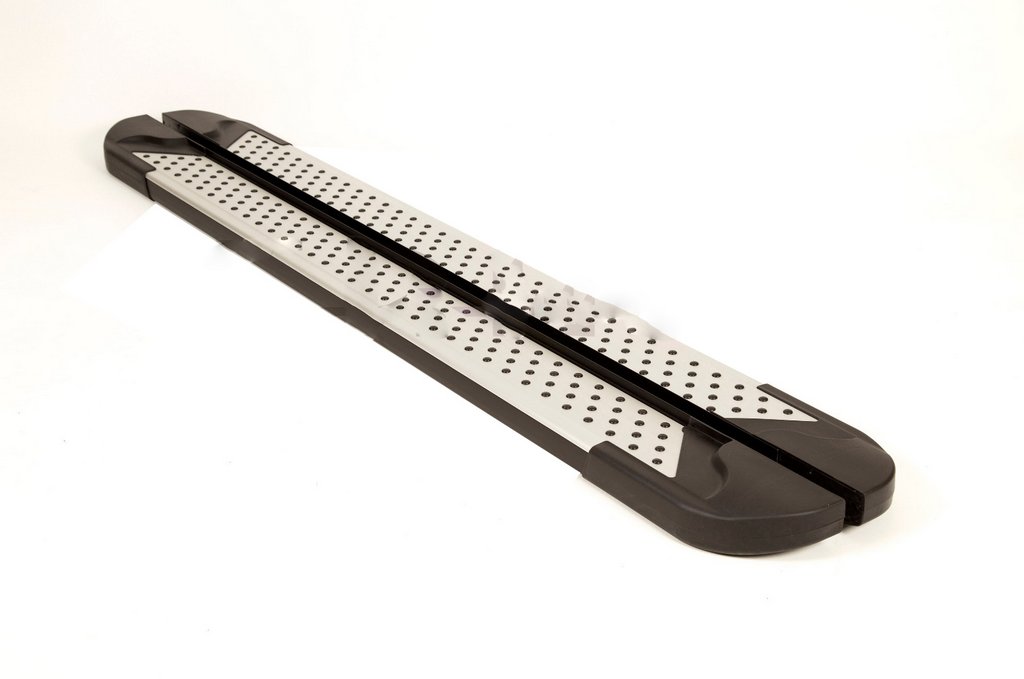 Side Steps Allmond Grey (2 pcs, Aluminum) for Nissan Navara/NP300 2016- - image 1