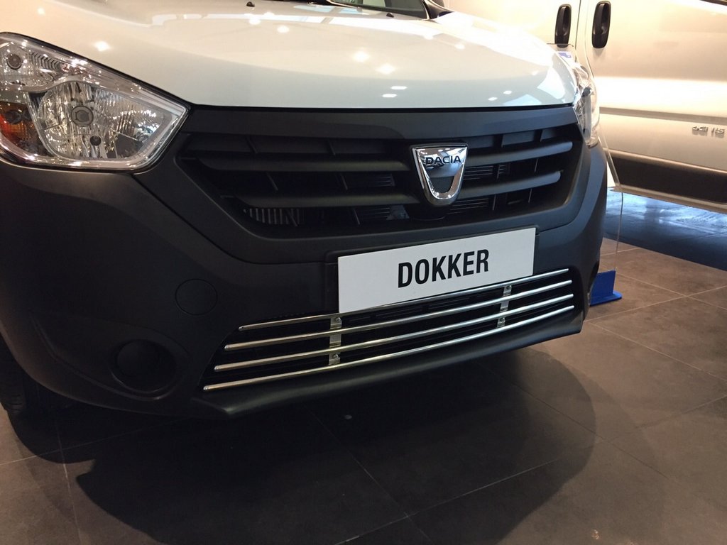 Front Bumper Grille Stainless Steel for Renault Dokker 2013-2022 - image 8