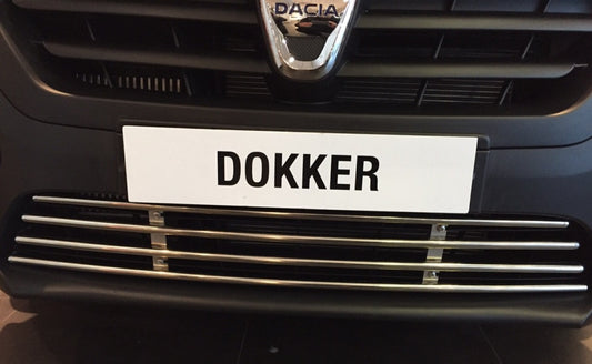 Front Bumper Grille Stainless Steel for Dacia Dokker 2013-2022 - image 2