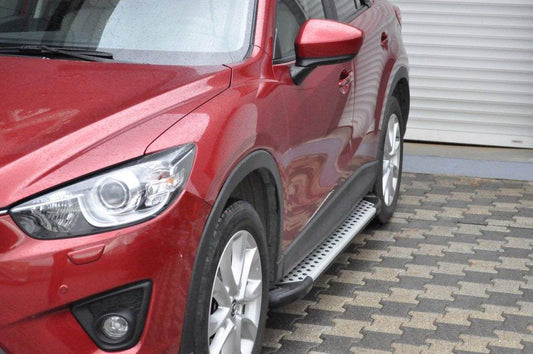 Side sills Allmond Grey (2-piece pack) for Mazda CX-5 2012-2017 - Reelken Auto