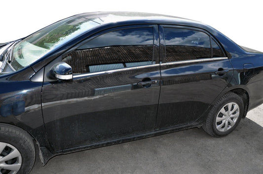 The outer edging of the glass (4 pieces, stainless steel) for Toyota Corolla 2007-2013 - image 1