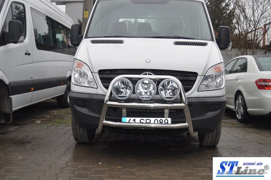 High Bull Bar WT018 (Stainless Steel) for Mercedes Sprinter W906 2006-2018 - image 2
