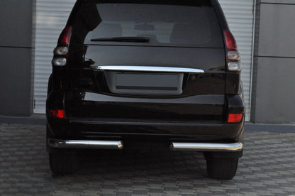 Rear Corner Bars AK003 (2 pcs, stainless steel) for Toyota Land Cruiser Prado 120 2002-2009 - image 4