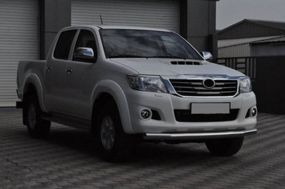Front protection ST008 (stainless) for Toyota Hilux 2006-2015 - Reelken Auto