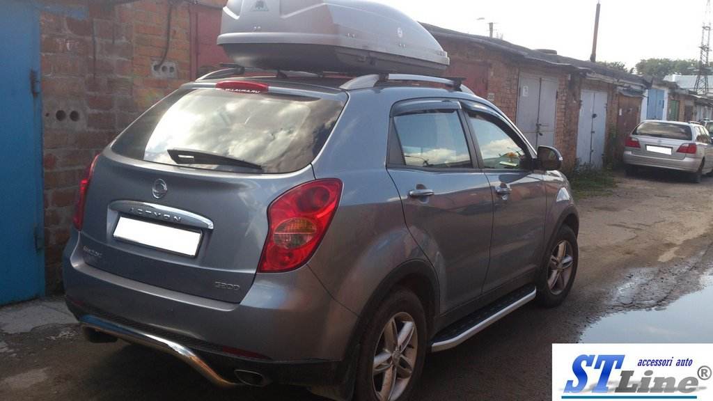 Back arc AK007 (stainless) for SsangYong Korando 2010-2019 - Reelken Auto