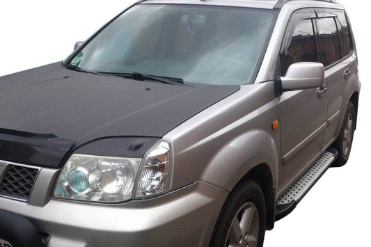 Side sills Allmond Grey (2 PCs Alu.) for Nissan X-trail T30 2002-2007 - Reelken Auto