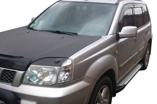 Side Steps Allmond Grey (2 pcs, Aluminum) for Nissan X-trail T30 2002-2007 - image 1