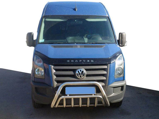 The WT002 bumper guard (stainless) for Volkswagen Crafter 2006-2016 - Reelken Auto