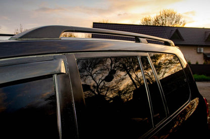Roof rails original design Premium Black (2 pcs) for Toyota Land Cruiser 200 - Reelken Auto