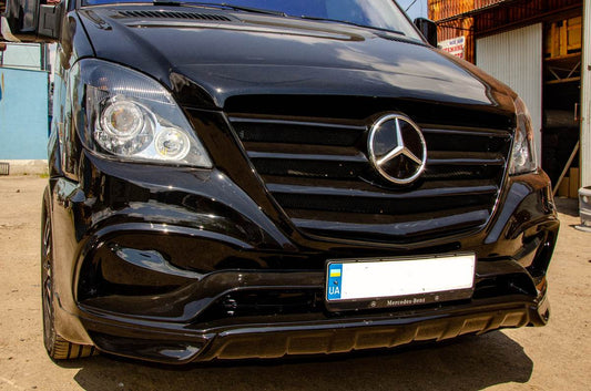 Front bumper Exclusive Sport (2006-2013) for Mercedes Sprinter W906 2006-2018 - Reelken Auto