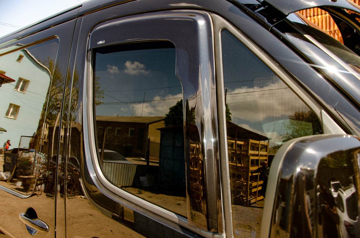 Visors (2 pcs, HIC) for Volkswagen Crafter 2016- - Reelken Auto