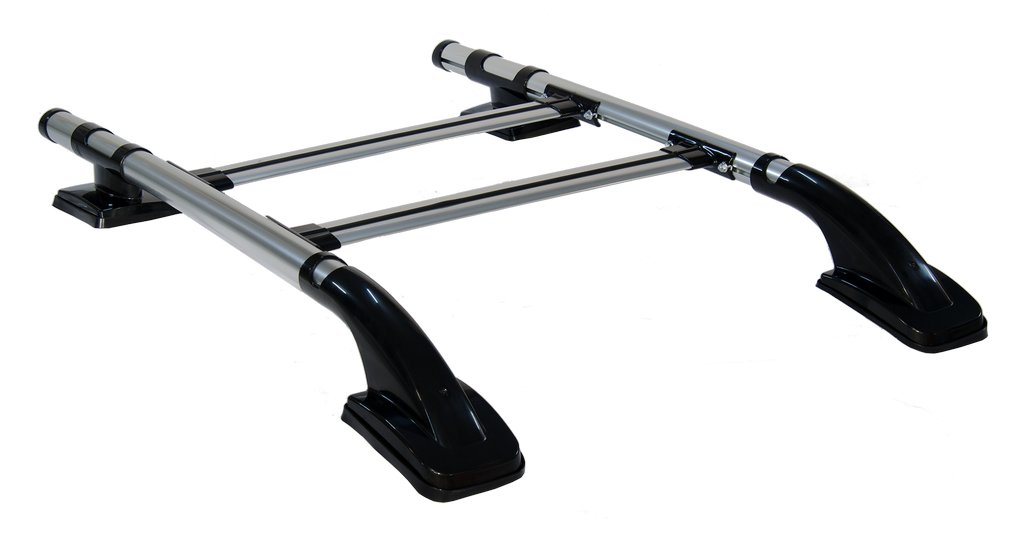 Roof rails with crossbars (2 pcs, Chrome) for Nissan Navara 2006-2015 - image 3