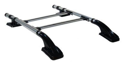 Shark Chrome Roof Rails (with Crossbars) for Volkswagen Amarok 2010-2022 - image 1