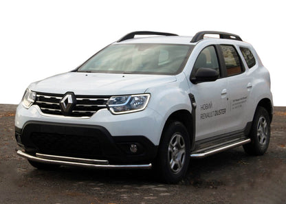 Front Bar F3-10 (Stainless Steel) for Renault Duster 2018-2024 - image 1
