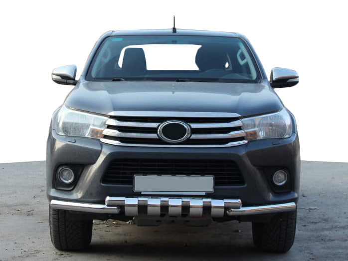 Front Bull Bar F3-34 (Stainless Steel) for Toyota Hilux 2015- - image 1