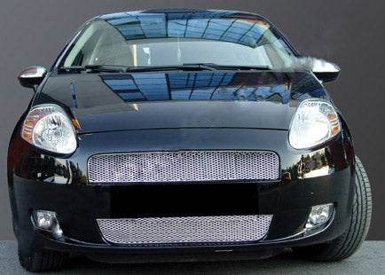 Scuff grille (2 ppm., Stainless steel.) for Fiat Punto Grande/EVO 2006-2018 - Reelken Auto