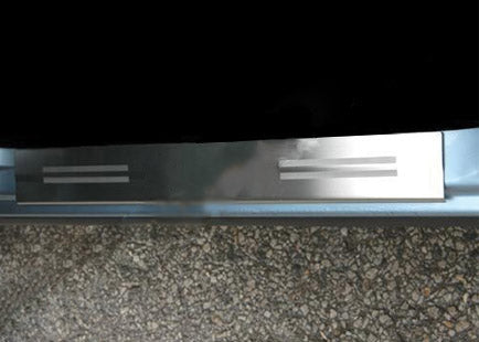 Door Sill Covers (2 pcs, Stainless Steel) for Fiat Palio 1996-2011 - image 1