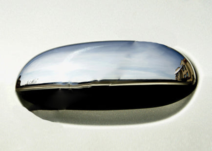 Chrome Door Handle Covers (4 pcs, Stainless Steel) for Fiat Siena 1996-2016 - image 1