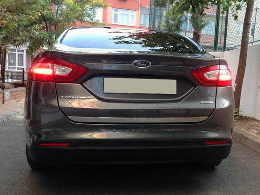 The edge of the trunk (stainless) for Ford Mondeo 2014-2022 - Reelken Auto