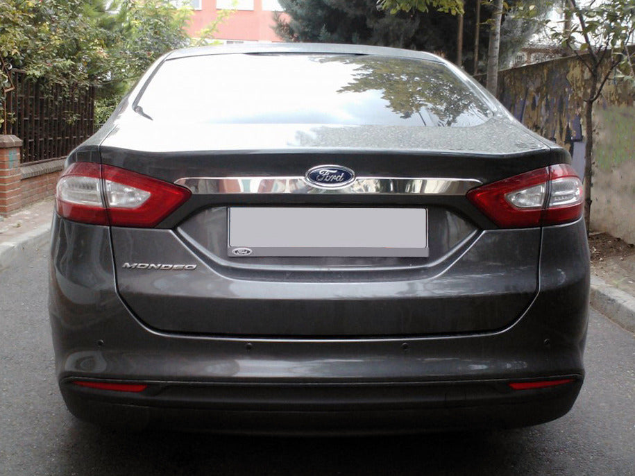 Chrome trim above license plate (stainless steel) for Ford Fusion 2012-2020 - image 1