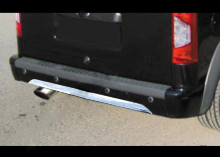 Rear bumper protector end piece (stainless steel) for Ford Connect 2010-2013 - image 1