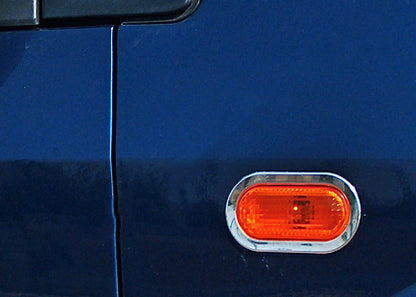 Chrome Turn Signal Trim (2 pcs, Stainless Steel) for Ford Fiesta 2002-2008 - image 1