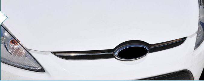 Trim on the grille (2., stainless steel.) for Ford Fiesta 2008-2017 - Reelken Auto