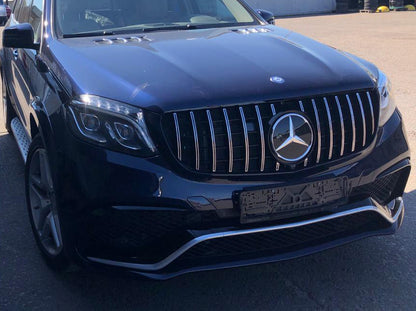 Front Grille GT Panamericana (for GLS) for Mercedes GL/GLS сlass X166 2012-2019 - image 3
