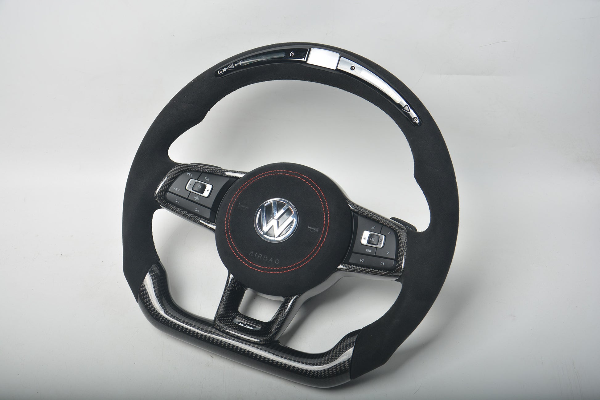 Steering Wheel (Carbon + LED Display) for Volkswagen Golf 6 2008-2014 - image 1
