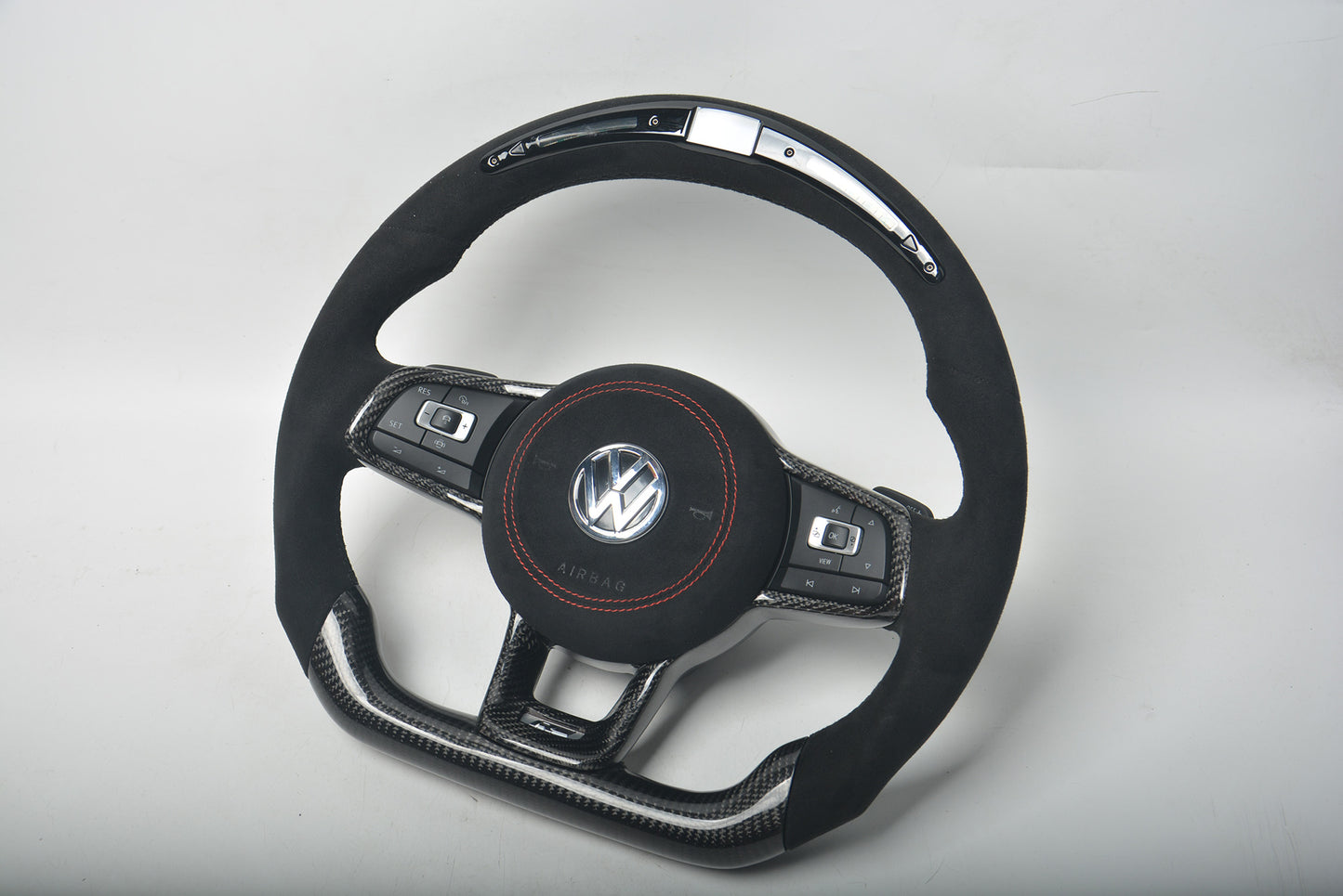 Steering Wheel (Carbon + LED Display) for Volkswagen Golf 7/E-Golf 2012-2020 - image 1
