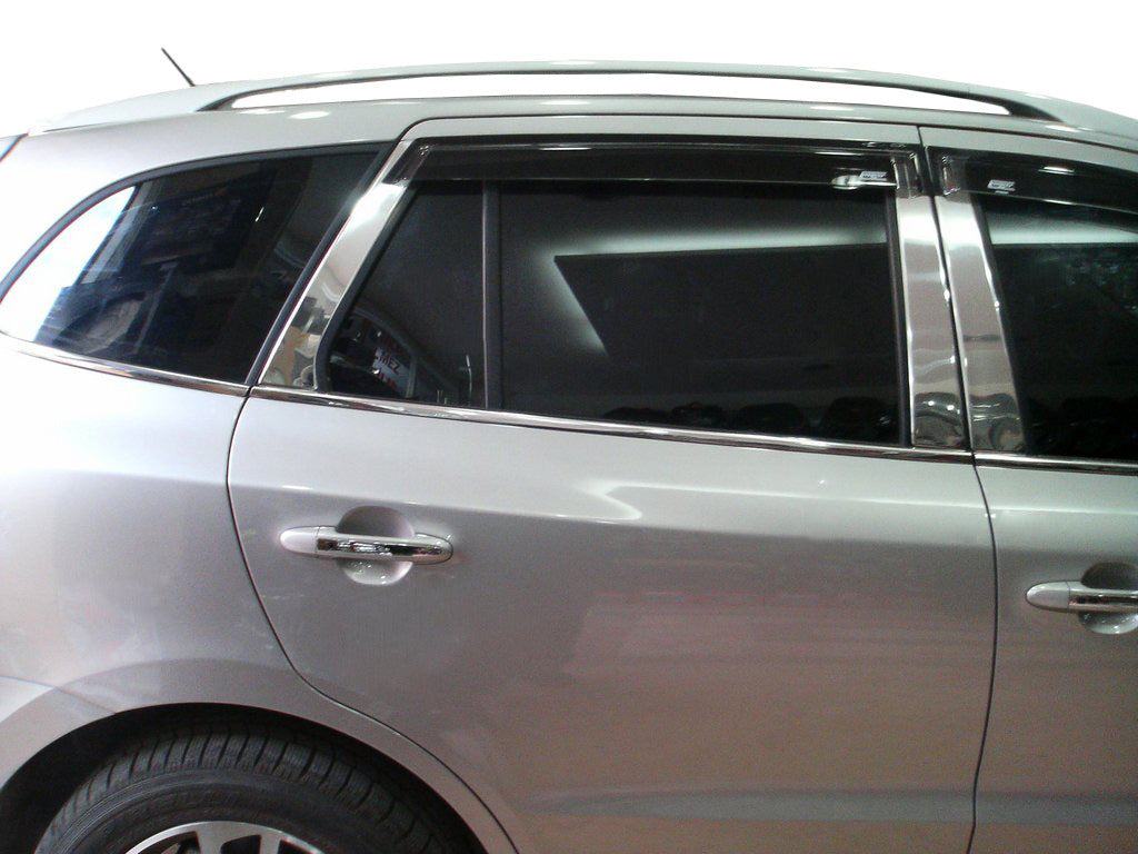 Stainless Steel Door Pillar Trim (6 pcs) for Hyundai Santa Fe 2 2006-2012 - image 3