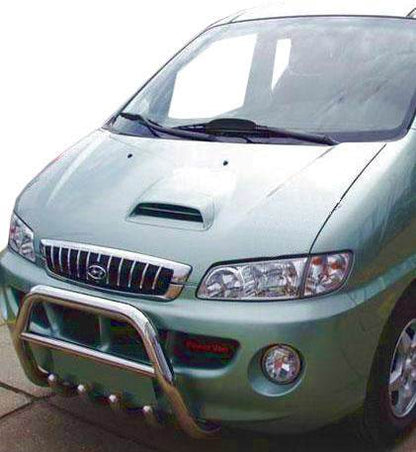 Kenguryatnik (stainless steel). for Hyundai H200, H1, Starex 1998-2007 - Reelken Auto