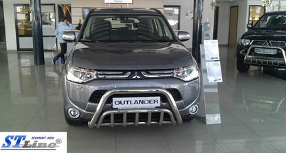 The WT002 bumper guard (stainless) for Mitsubishi Outlander 2012-2021 - Reelken Auto