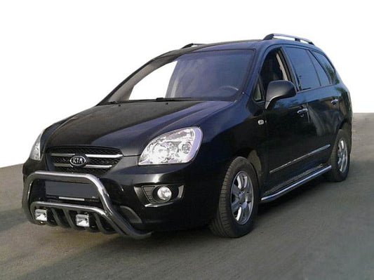 The WT002 bumper guard (stainless) for Kia Carens 1999-2012 - Reelken Auto