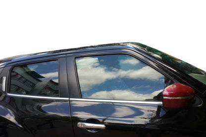 The edging of the glass (4 pieces, stainless steel) for Nissan Juke 2010-2019 - image 4