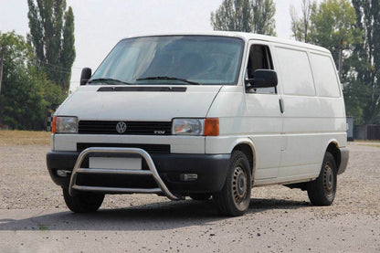 The WT022 bumper guard (stainless) for Volkswagen T4 Transporter - Reelken Auto