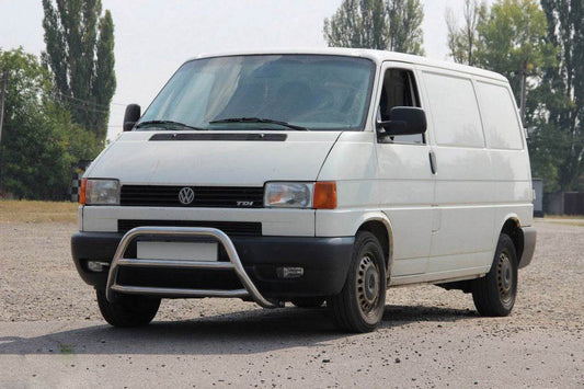 The WT022 bumper guard (stainless) for Volkswagen T4 Transporter - Reelken Auto