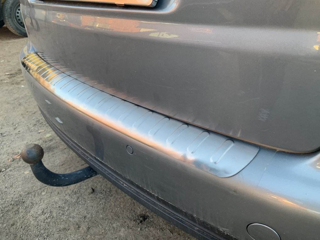 Rear bumper Carmos (stainless) for Volkswagen Touran 2003-2010 - Reelken Auto