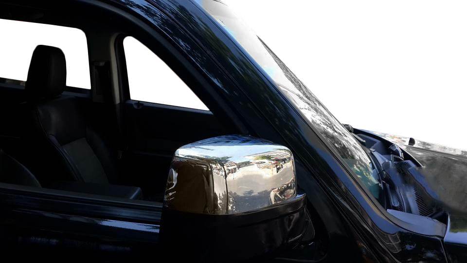 Lining the mirrors (2 piece, stainless.) for Dodge Nitro 2007↗ - Reelken Auto