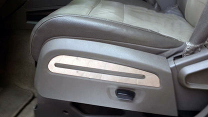 Chrome seat trim covers (stainless steel) for Dodge Nitro 2006-2011 - image 1