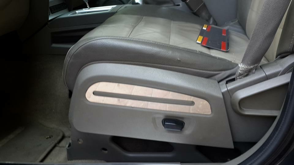 Chrome seat trim covers (stainless steel) for Dodge Nitro 2006-2011 - image 2