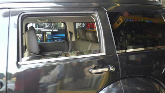 Smoked glass (stainless) for Dodge Nitro 2007↗ - Reelken Auto