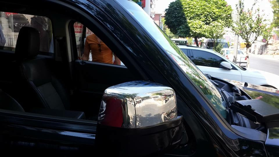 Mirror Covers (2 pcs, Stainless Steel) for Dodge Nitro 2006-2011 - image 3
