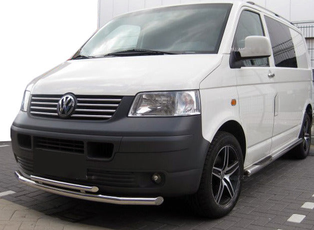 Lower double lip ST014 (stainless) for Volkswagen T5 Transporter 2003-2010 - image 1