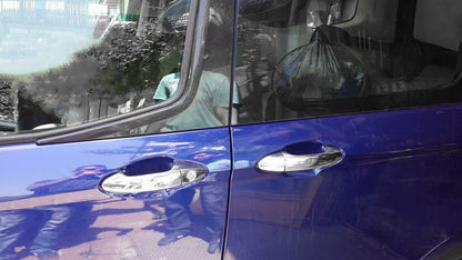 Chrome Door Handle Covers (4 pcs, Stainless Steel) for Ford Courier 2014-2023 - image 1