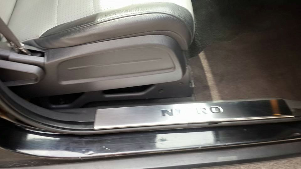 Carmos door sill covers for upper part (stainless steel) for Dodge Nitro 2006-2011 - image 3