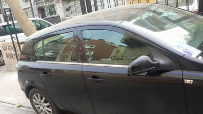 Outer edging of glass (stainless steel) for Opel Astra H 2004-2013 - image 7